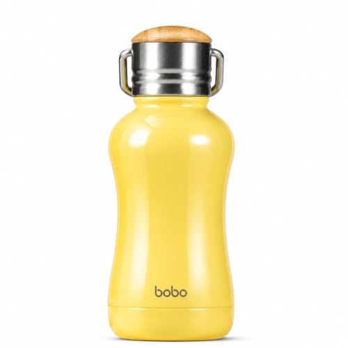 Mini Insulated Water Bottle With Bamboo Lid