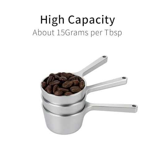 Coffee Scoop 2 Tablespoon Metal Measuring Spoon for Coffee Beans