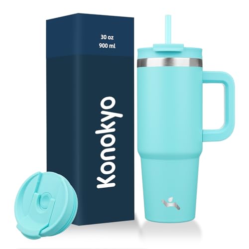 30 oz Insulated Tumbler Water Bottle with Handle