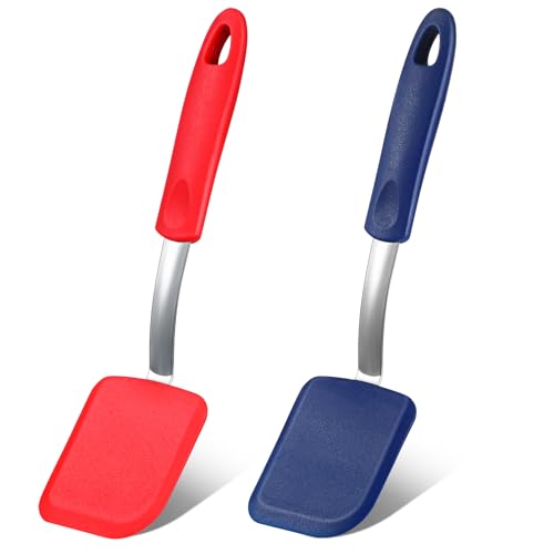 2 Pcs Mini Silicone Cookie Brownie Spatula (2 Count)