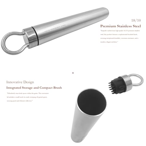 Nutmeg Grater with Silicone Brush & Storage