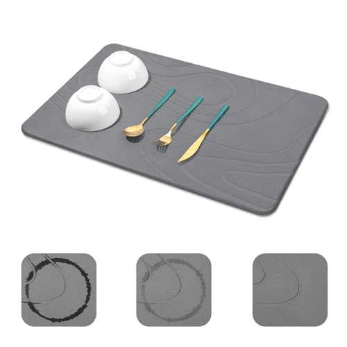 Large Stone Drying Mat for Kitchen Counter