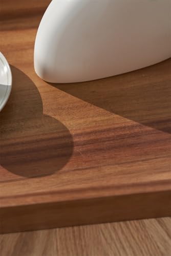 Acacia Wood Serving Tray with Handles