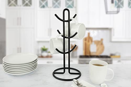Euro Modern Mug Stand for Coffee Cups Mugs Espresso Teacups Kitchen Organizer