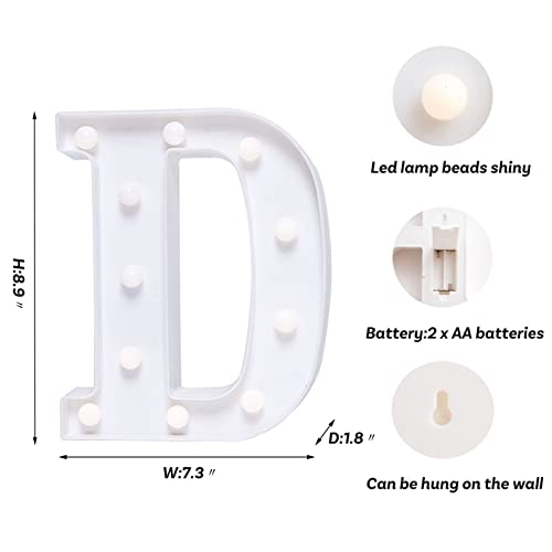 LED Letter Lights Sign Marquee Light Up Letters Sign for Night Light Wedding
