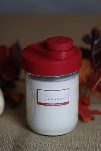 Creamer Jar with Pouring Lid and 1 Pint