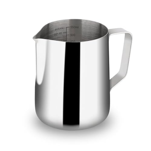 Stainless Steel Milk Frothing Pitcher 20oz