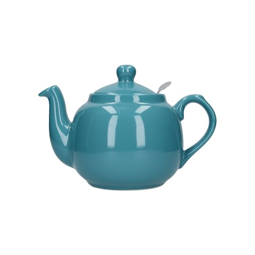 Farmhouse 4 Cup Ceramic Teapot with Removable Infuser and Lid