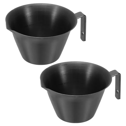 2 Pcs Stainless Steel Espresso Cup with Handle