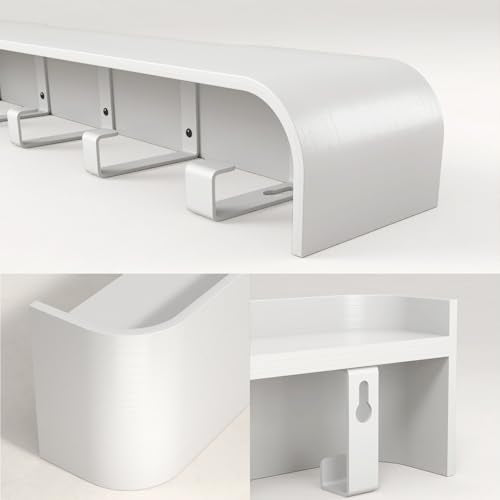 Wall Mounted Coat Rack with Shelf