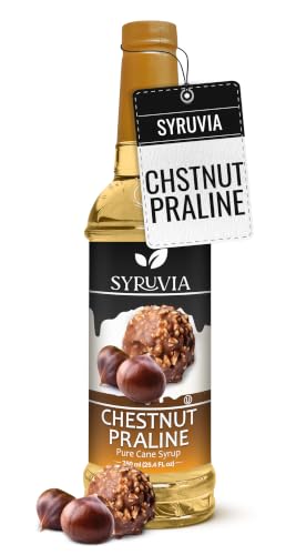Coffee Syrup Chestnut Praline Flavored Syrup for Drinks (25.4 Fl Oz)
