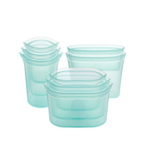 Reusable Food Storage Containers Full Set of 8 Teal