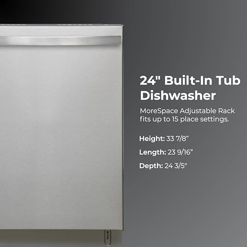 24" Built In Dishwasher
