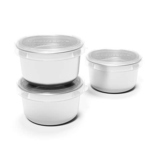 U Konserve 3 oz Round Stainless Mini Snack Containers Set of 3