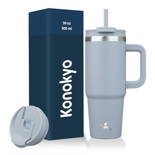 30 oz Insulated Tumbler Water Bottle with Handle