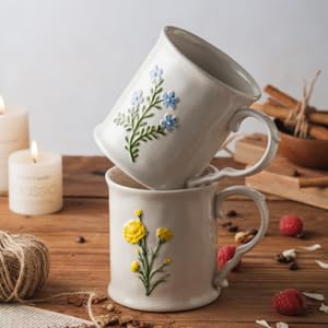 Artistic Lavender pattern Ceramic Coffee Mug