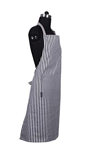 Cotton Aprons for Women with Pockets Adjustable Strap and Waist Ties Printed Reusable Aprons for Baking