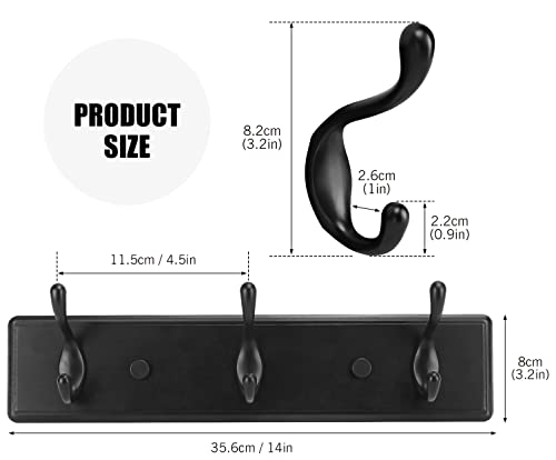 Heavy Duty Wooden Coat Rack