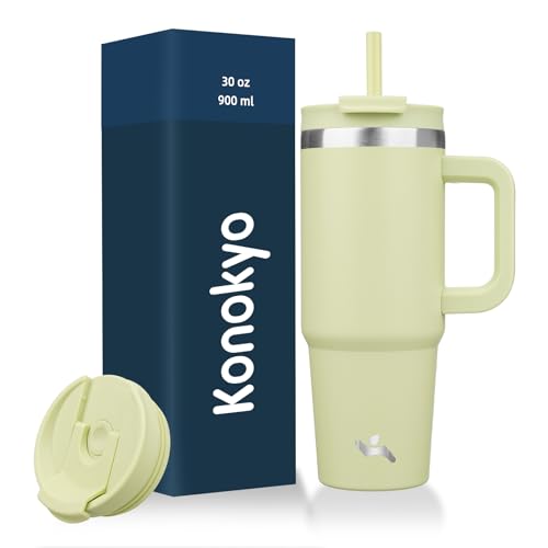 30 oz Insulated Tumbler Water Bottle with Handle