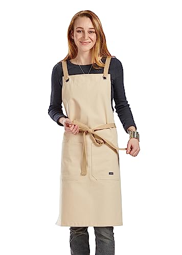 Crossback Kitchen Apron for Cooking