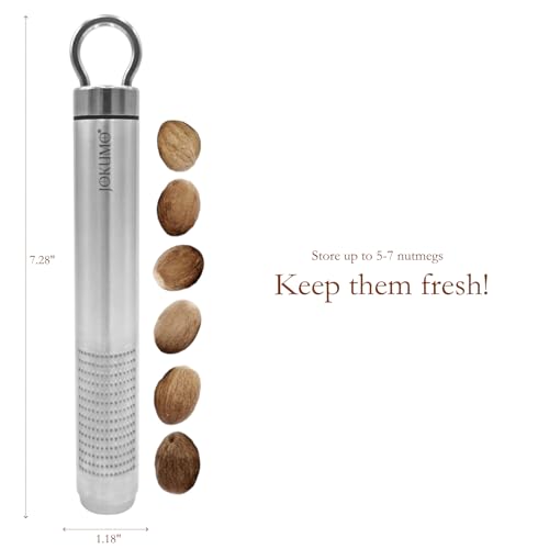 Nutmeg Grater with Silicone Brush & Storage
