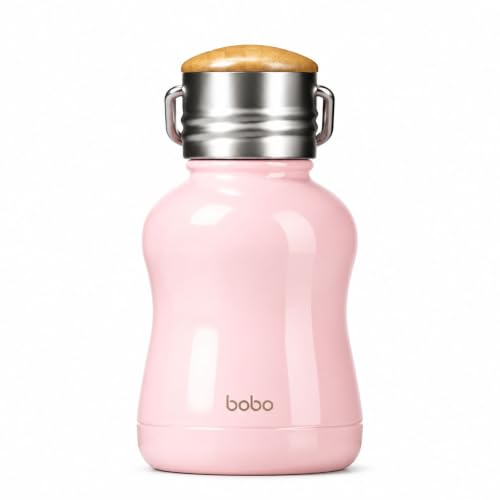Mini Vacuum Insulated Water Bottle With Bamboo Lid