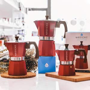 Milano Stovetop Espresso Maker Moka Pot 6 espresso Cup