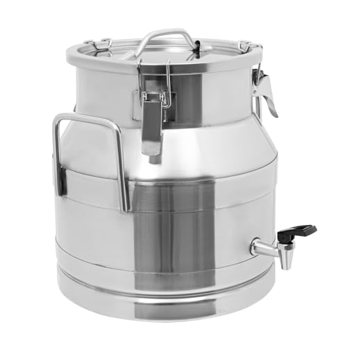 Stainless Steel Milk Bucket with Faucet