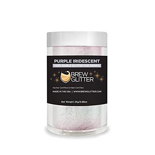 Purple Iridescent BREW GLITTER Edible Glitter For Drinks