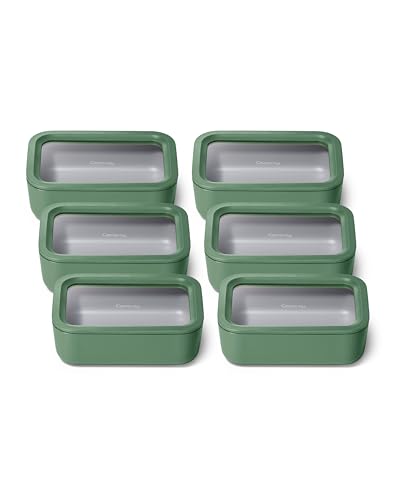 6 Piece Glass Food Storage Set with Lids (6 Count)