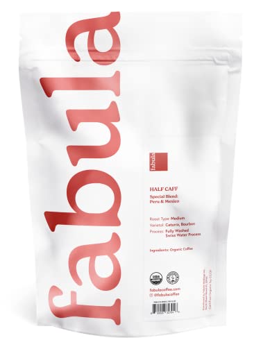 Coffee Half Caff Medium Roast Freshly Ground (12 Ounce)
