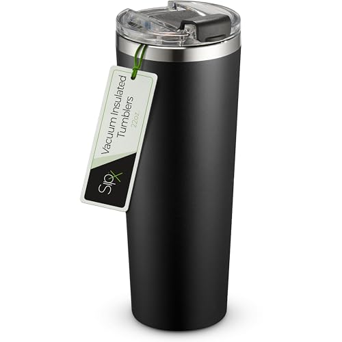 22 oz Insulated Coffee Tumbler with Leakproof Lid