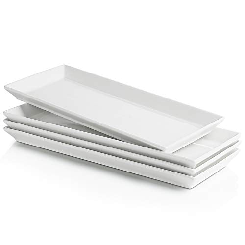 Porcelain Serving Platters 11.7 Inch (4 Count)