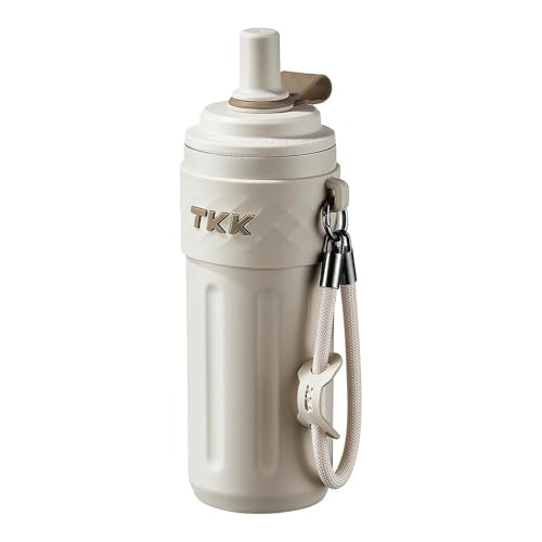 17 OZ Travel Tumbler Ceramic Lining with Straw Lid