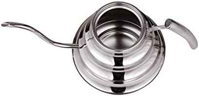 Stainless Steel Tea Coffee Kettle with Thermometer, Thin Spout for Pour Over Pot