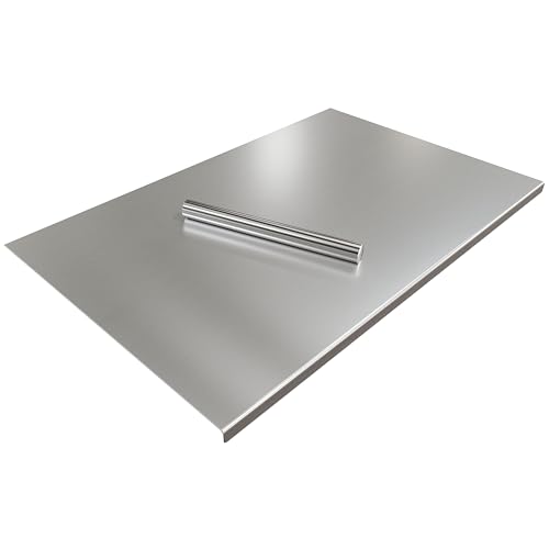 Large Cutting Board 35.4" L X 22.8" W Stainless Steel Cutting Board with Lip Kneading Board Metal Baking Board Non Stick Board with Rolling Pin for Meat Fruits Vegetables Bread and Baking