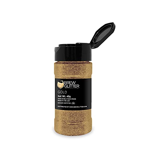 Gold BREW GLITTER Edible Glitter For Drinks