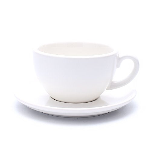 Great Cup Shape for Latte Art Cappuccino Barista Cup Saucer New Bone China for Coffee Shop