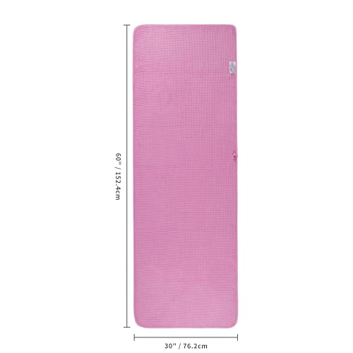 430 GSM Poly Blend Microfiber Quick Dry Waffle Bath Towel (4 Count)