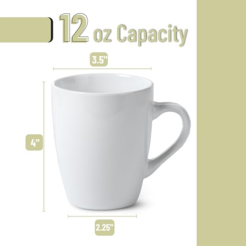 BTaT Porcelain Coffee Mugs Set (4 Count)