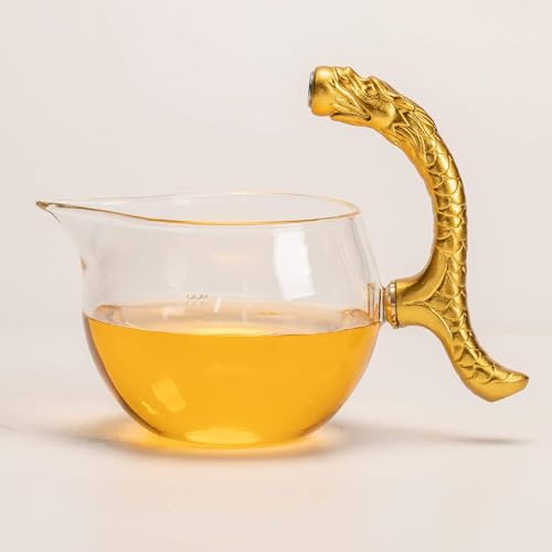 Glass Teapot Set with Infuser Semi Automatic Dragon Tea Set