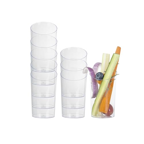 5 Ounce Mini Dessert Cups 100 Disposable Parfait Cups (100 Count)