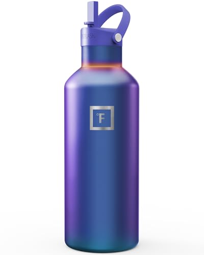 32 oz Narrow Mouth Water Bottle with Straw