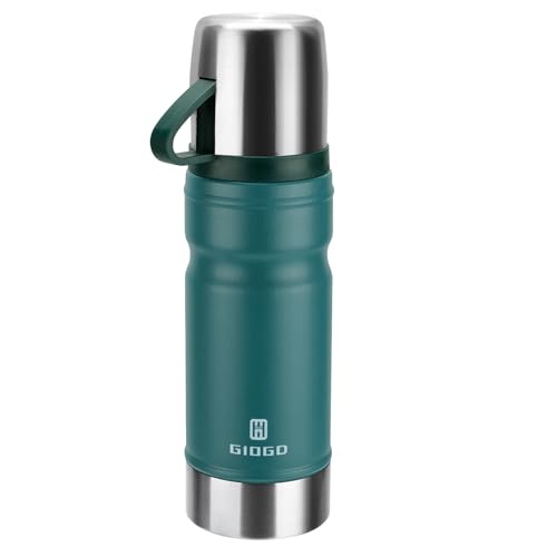 Vacuum Insulated Water Bottle Thermo Water Flask with Cup 680ml