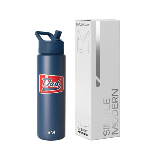 Insulated Water Bottle with Straw