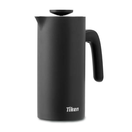 French Press Coffee Maker Stainless Steel Double