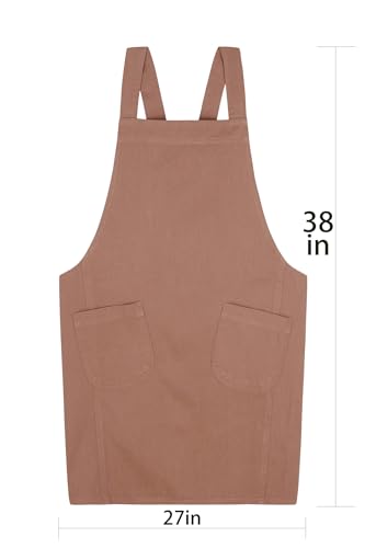 Soft Cotton Linen Apron for Women
