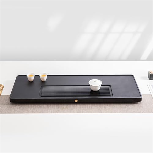 Tea Set Natural Whole Ebonite Tea Tray Home Size Model Stone Simple Office Dry Brew Kung Fu Chinese Tea Table Chinese Tea Set