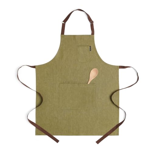 100% Pure Linen Apron
