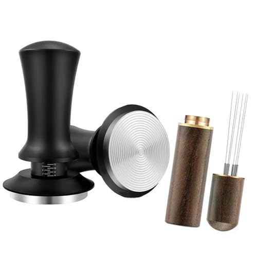 51mm Adjustable Spring Loaded Espresso Tamper Set
